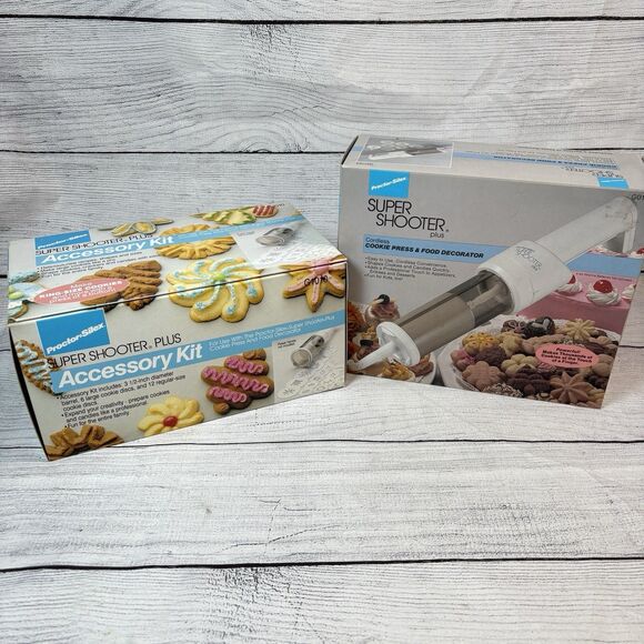 Proctor Silex  Super Shooter Plus Cookie Press and Accessory Kit Cordless NEW - Picture 1 of 6